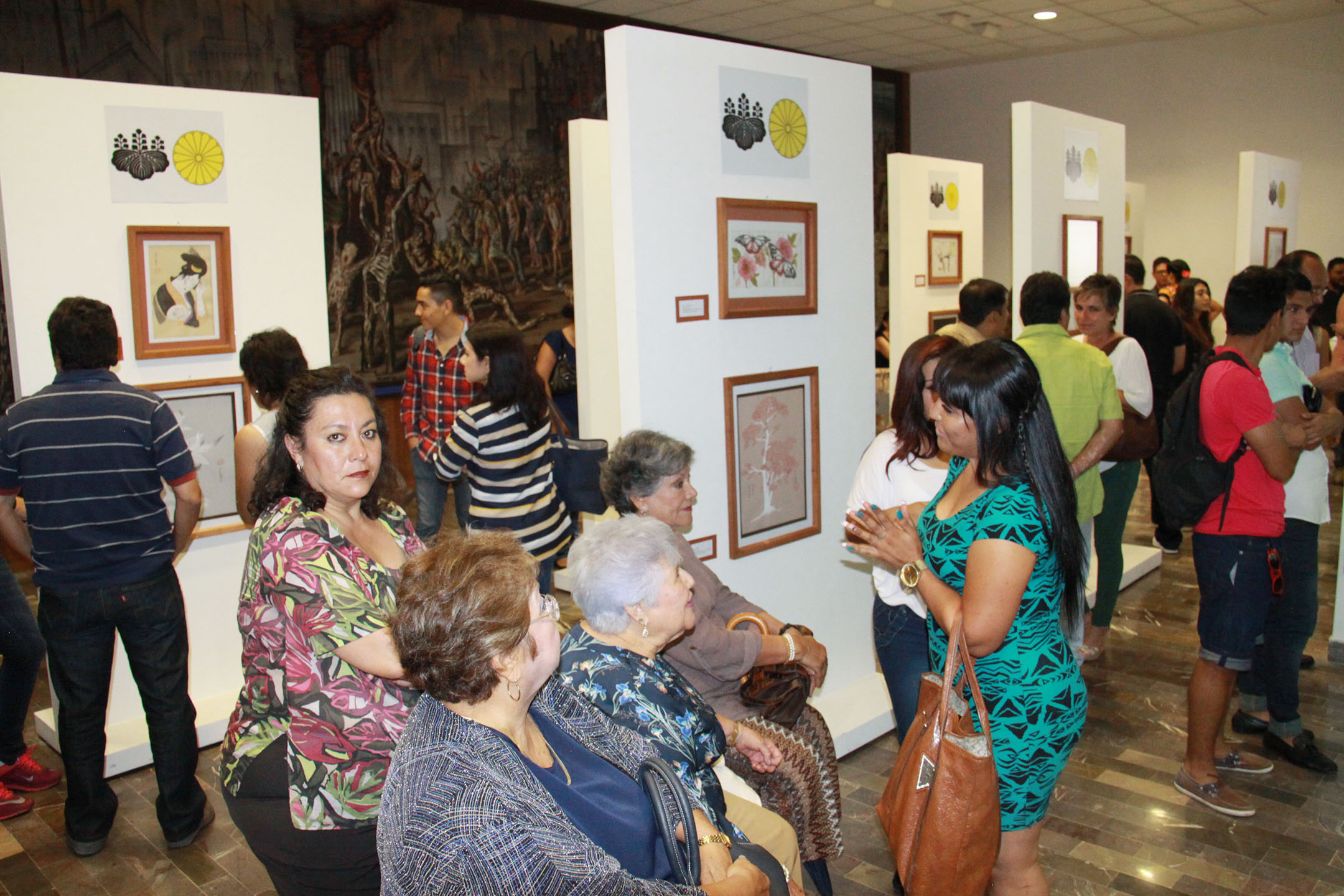 Obras en tinta china y papel arroz llegan al espacio cultural Gabriel Flores del SEMS