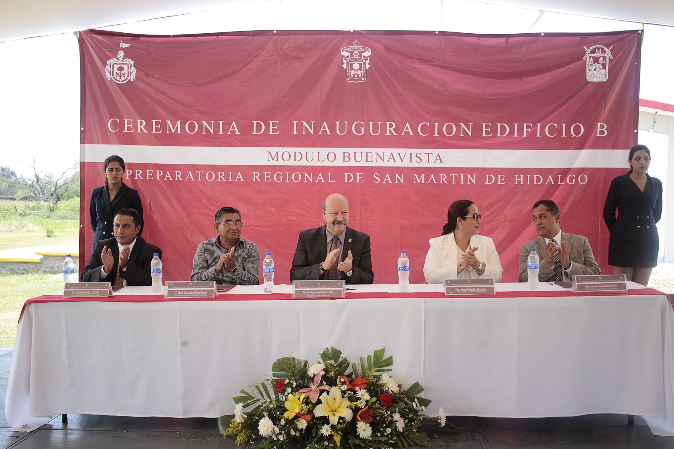 Inauguran un edificio en el Módulo Buenavista de la Preparatoria de San Martín Hidalgo