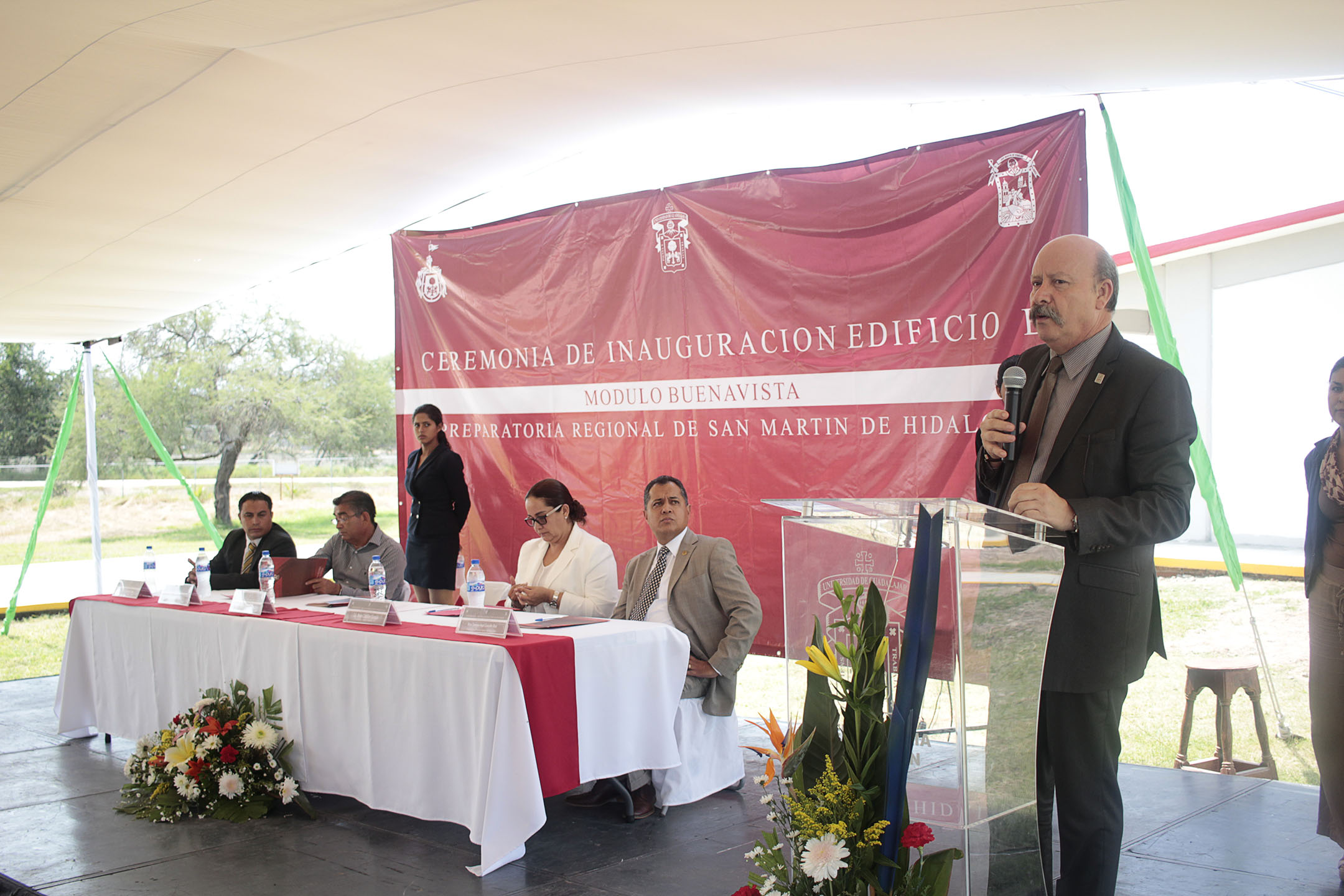 Inauguran un edificio en el Módulo Buenavista de la Preparatoria de San Martín Hidalgo