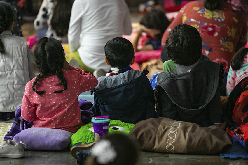 Niños en actividad lúdica
