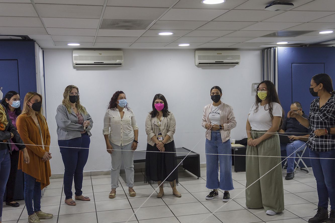 Grupo de personas participantes del taller