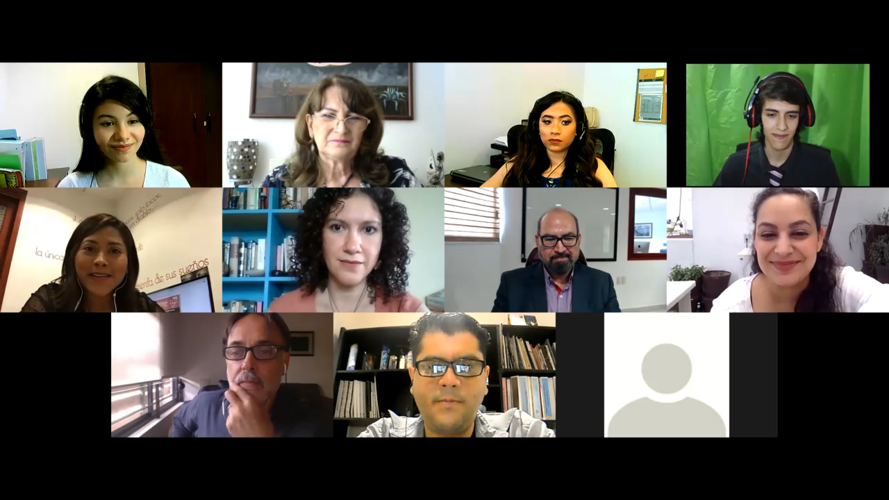 Participantes del evento en virtual