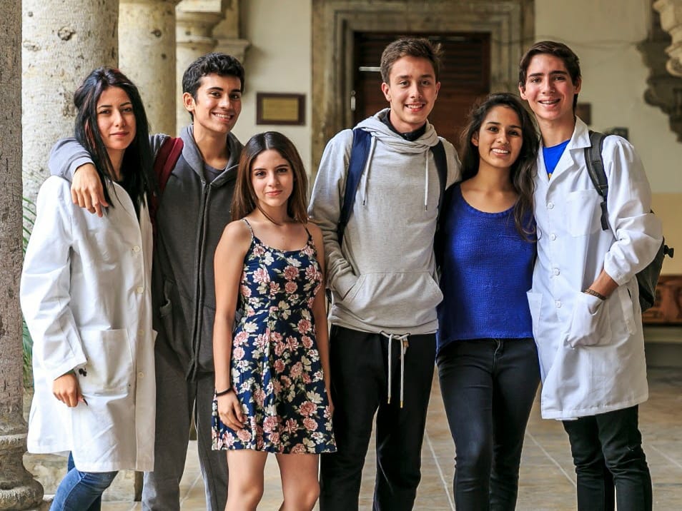 Grupo de alumnos