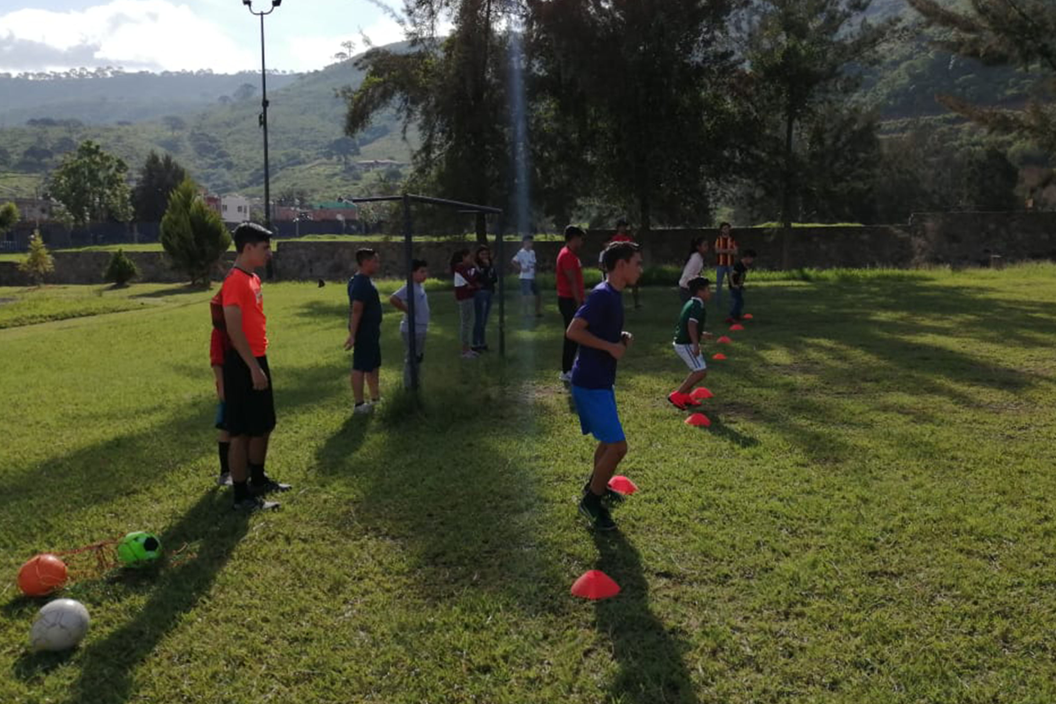 Participantes en actividad de campo