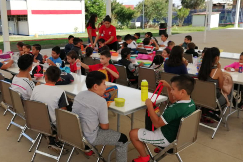 Participantes en actividad de campo