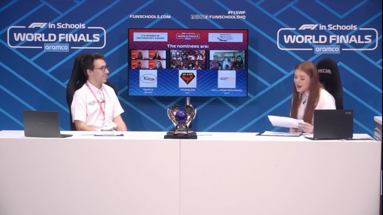 Captura de pantalla de participantes del evento virtual