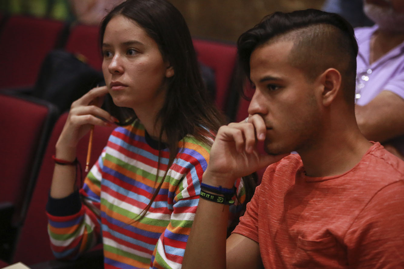 Asistentes a evento