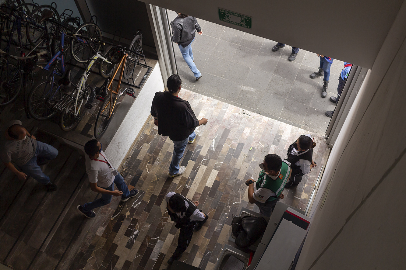 Participantes en primer Macrosimulacro Nacional 2021