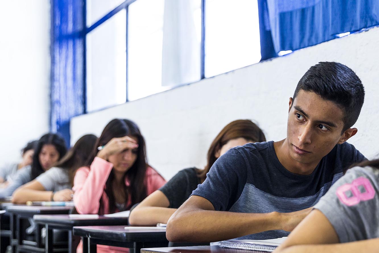Alumnos en aula