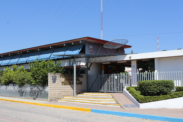 Fachada del plantel