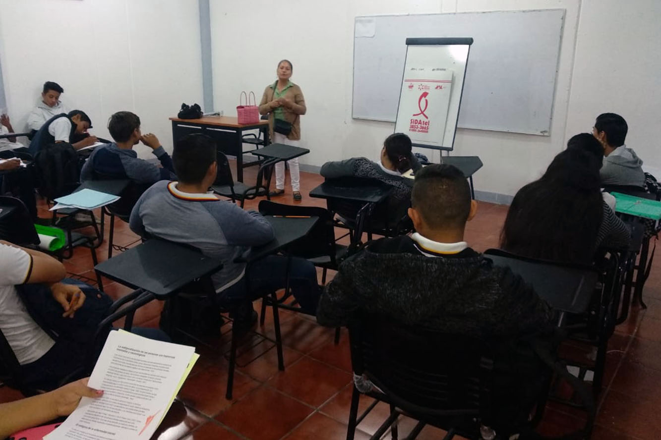Grupo de alumnos en aula