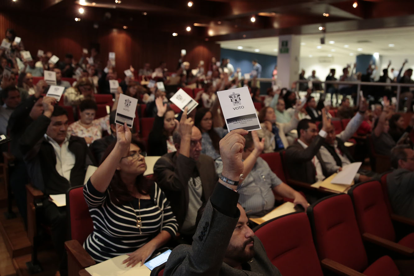 Integres del cuems en votación