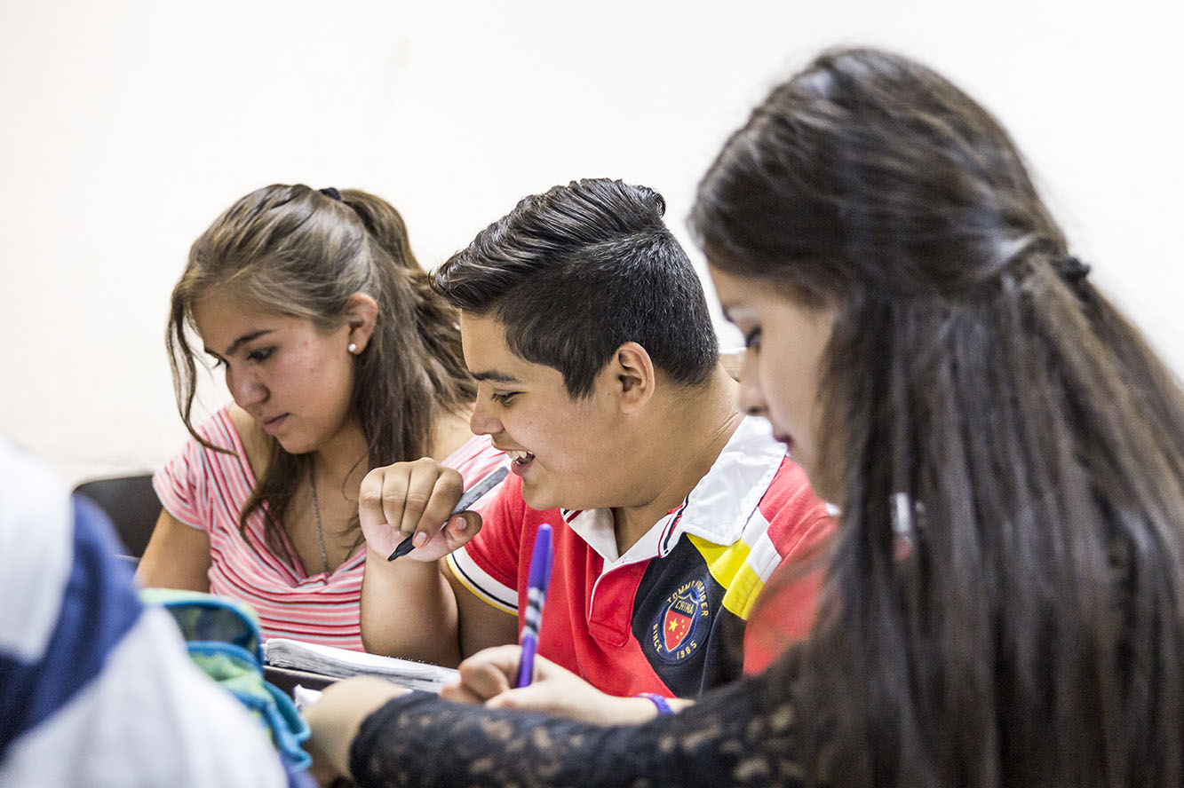 Alumnos en aula