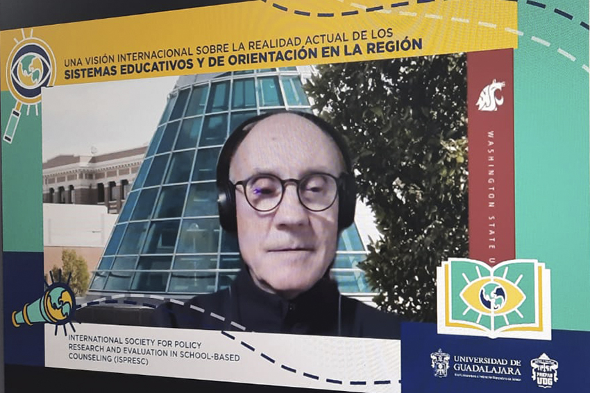 Captura de pantalla de participantes del evento virtual