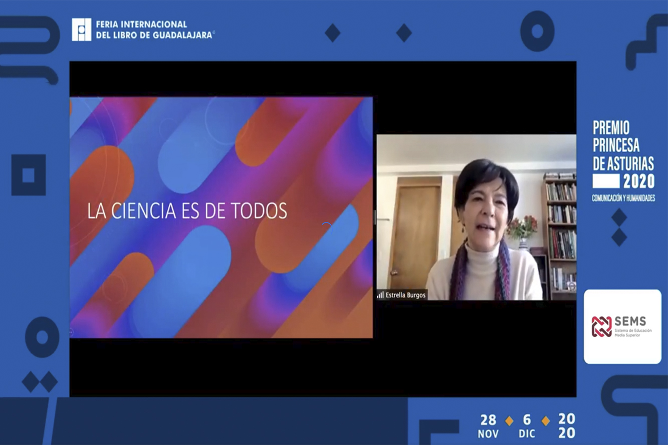 Captura de pantalla de la transmisión