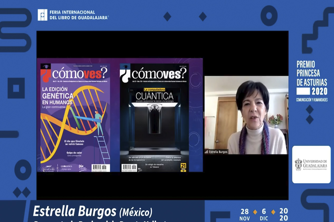 Captura de pantalla de la transmisión
