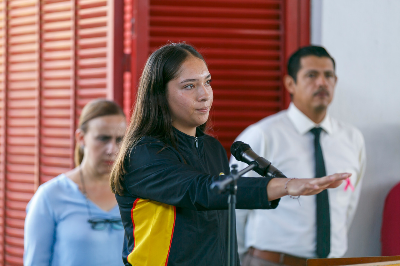 Toma de protesta de deportistas