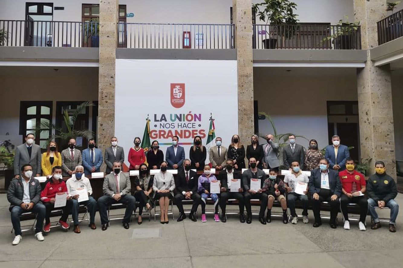 Autoridades del evento
