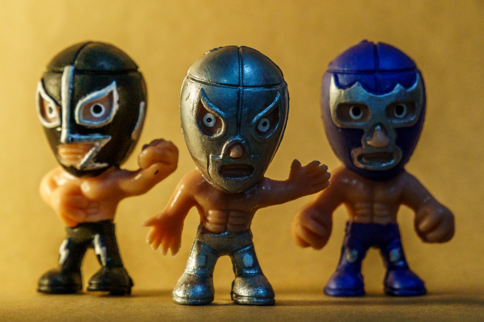 Muñecos de luchadores de juguete