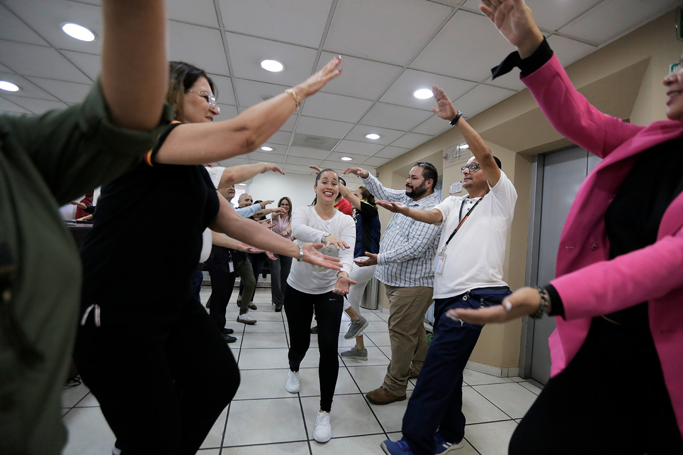 Personas en actividad física
