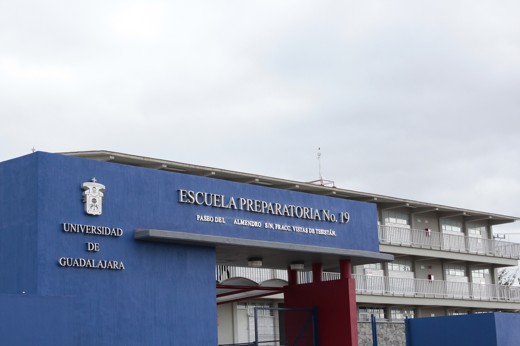 Fachada del plantel