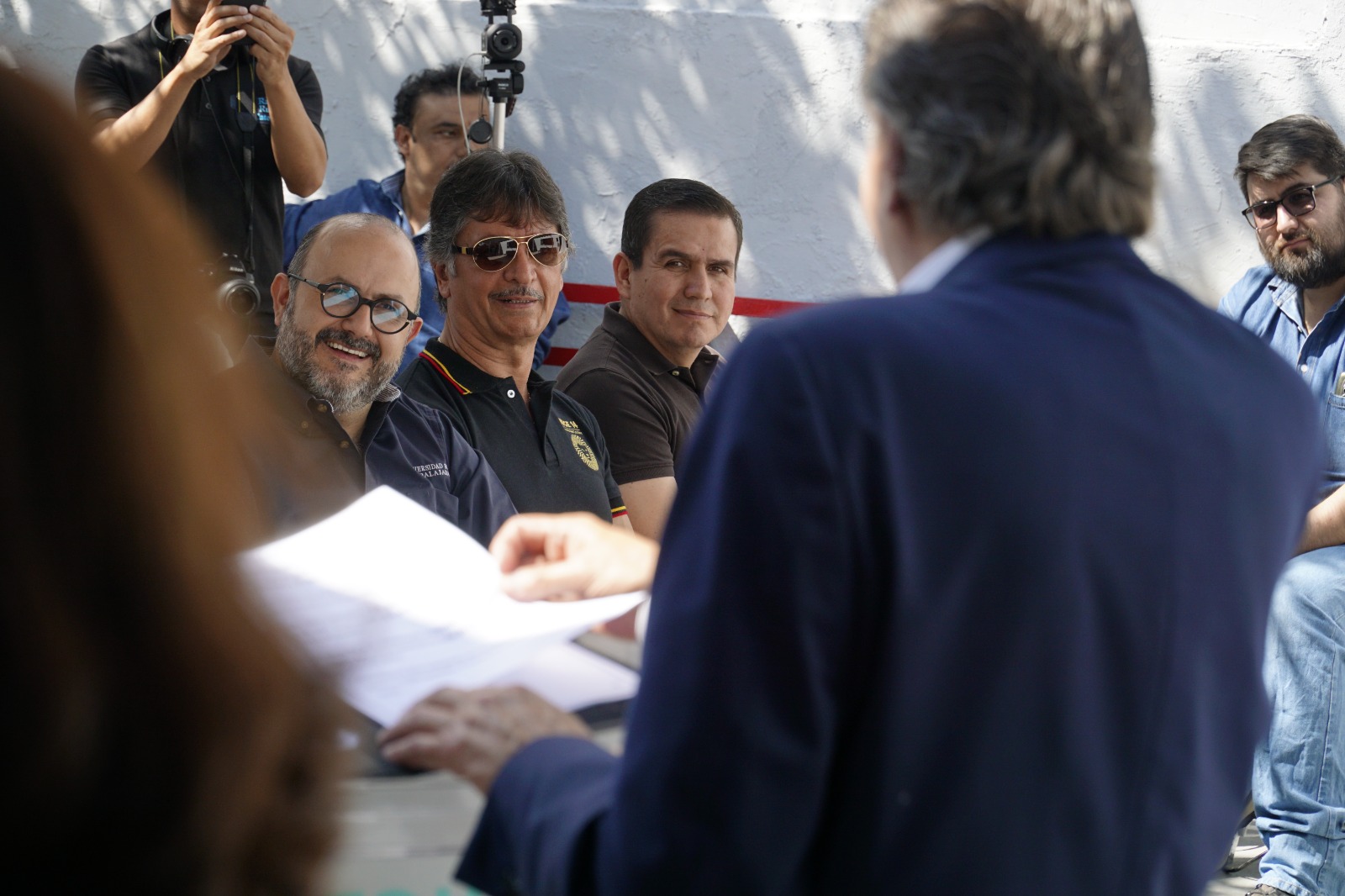 Juan José Frangie alcalde de Zapopan en uso de la voz