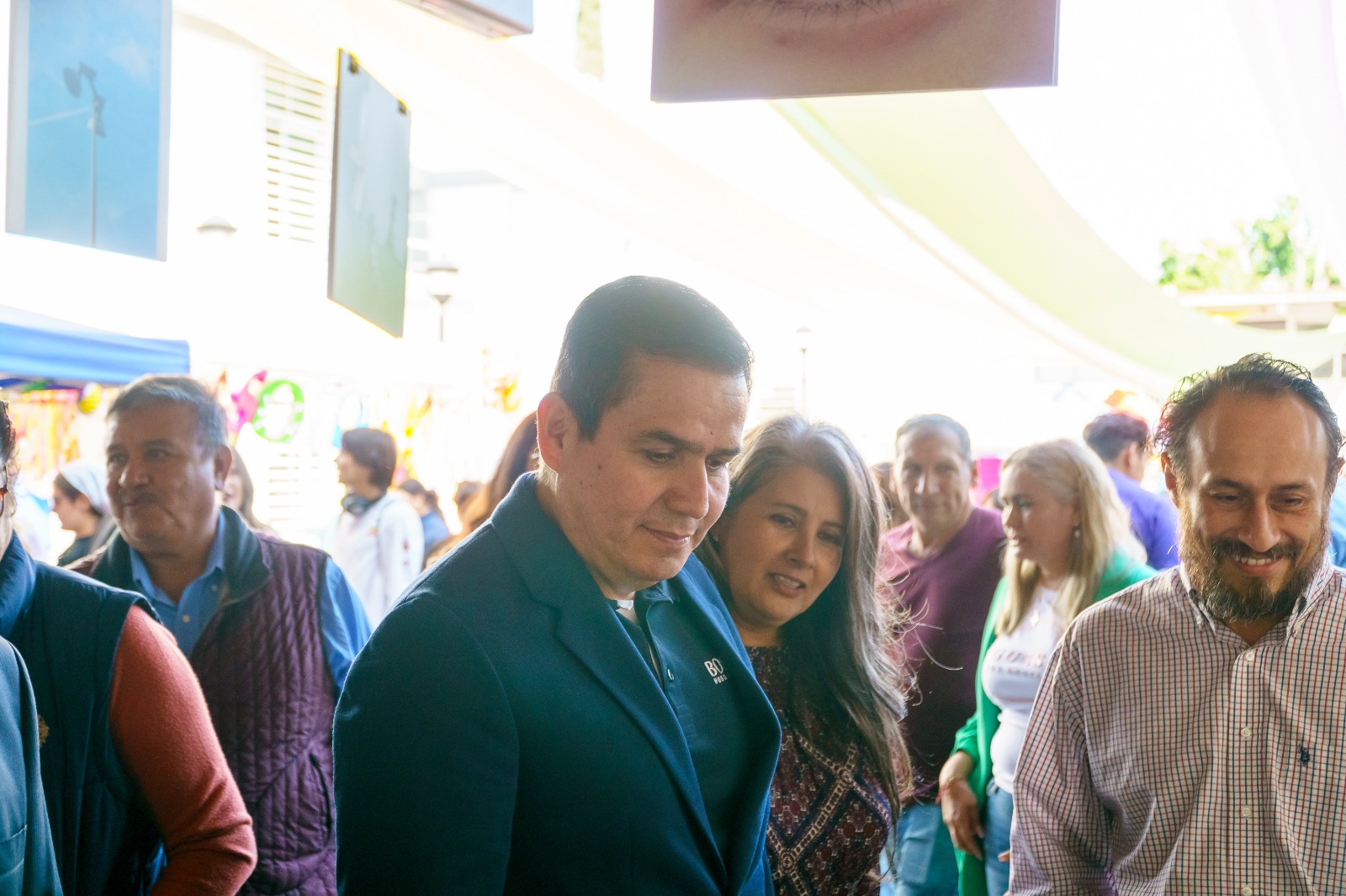 Recorrido por pasillos en feria gastronómica