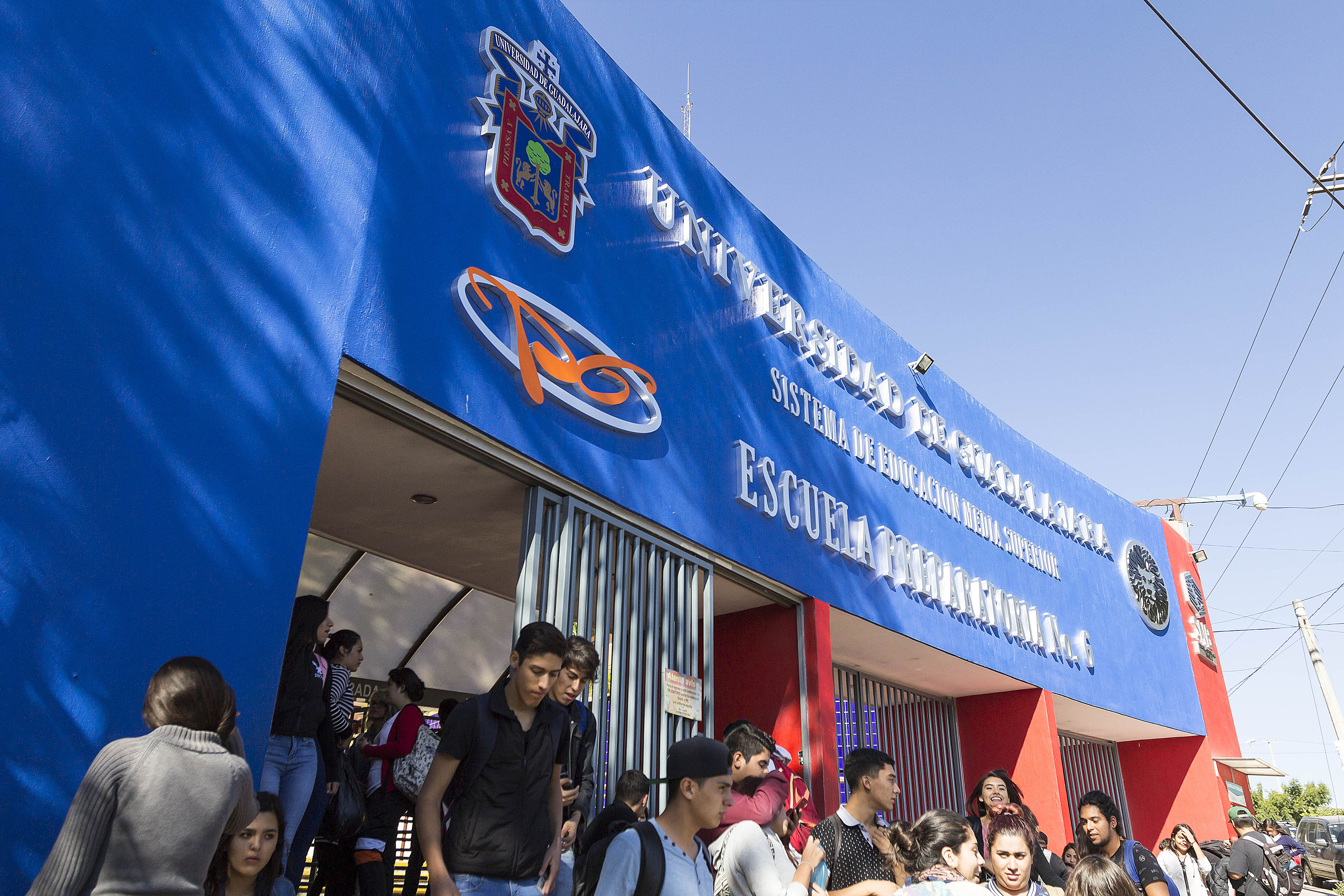 Fachada del plantel
