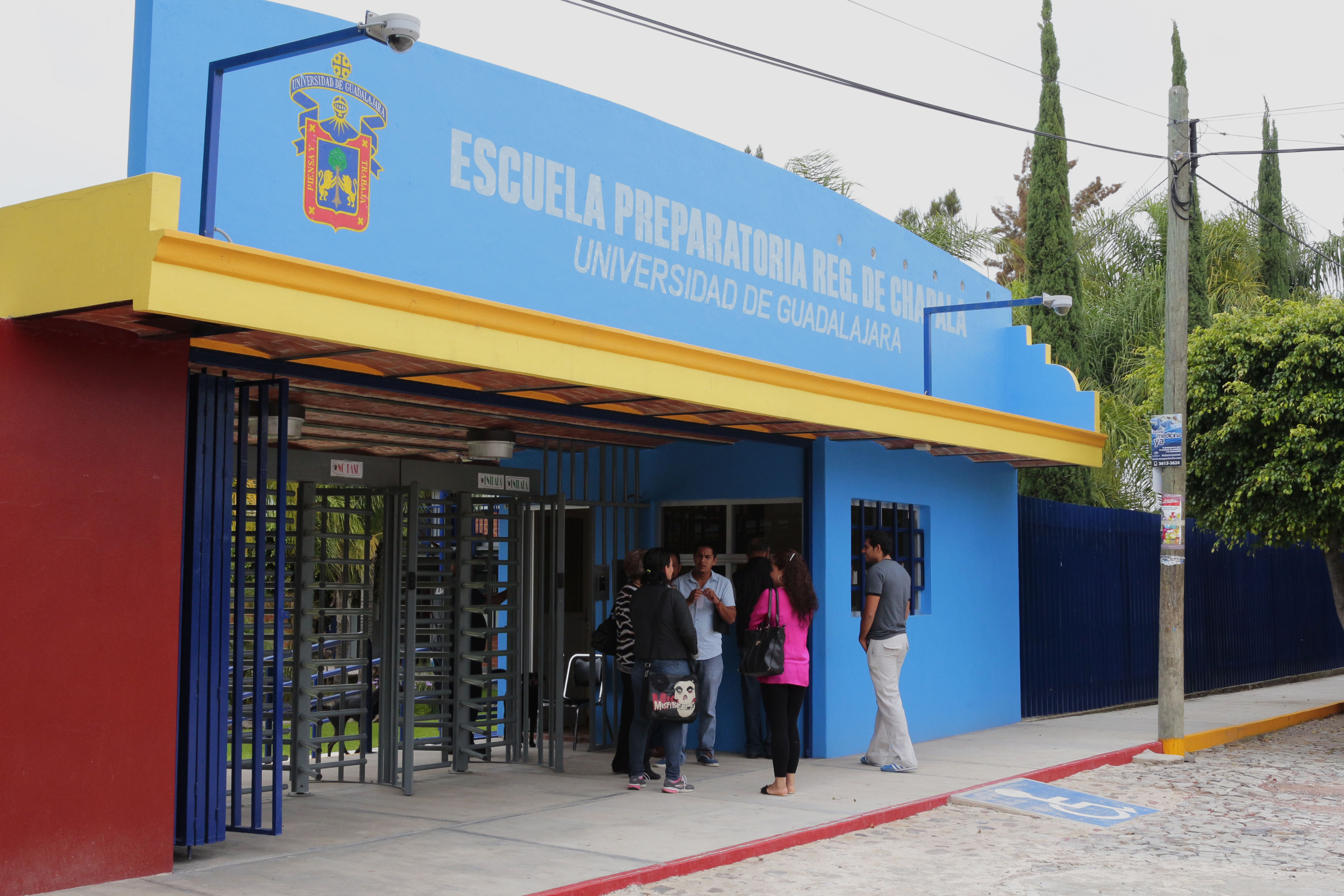Fachada del plantel