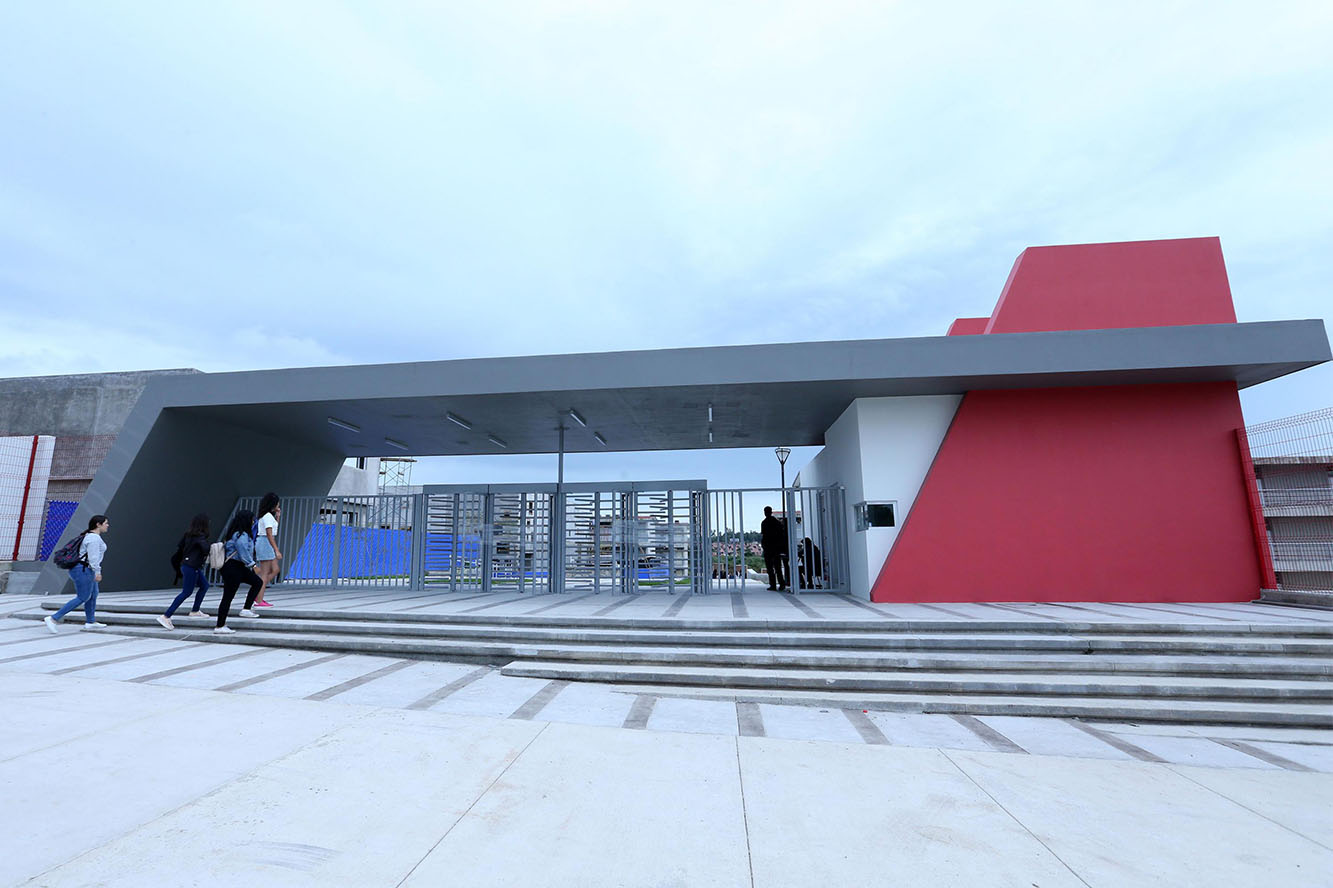 Fachada del plantel
