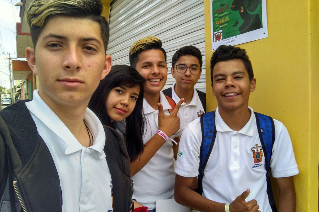 Grupo de alumnos