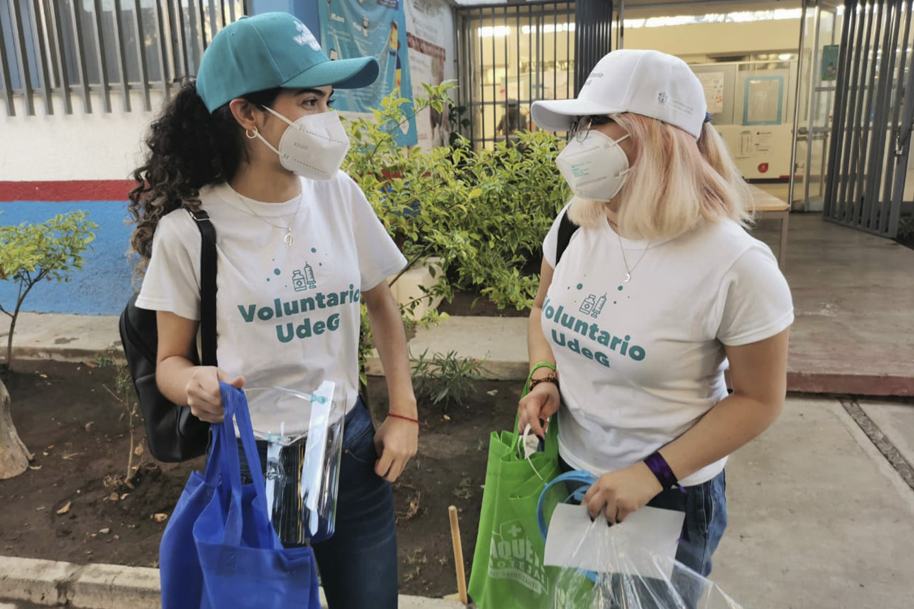 Personal de campaña de vacunación