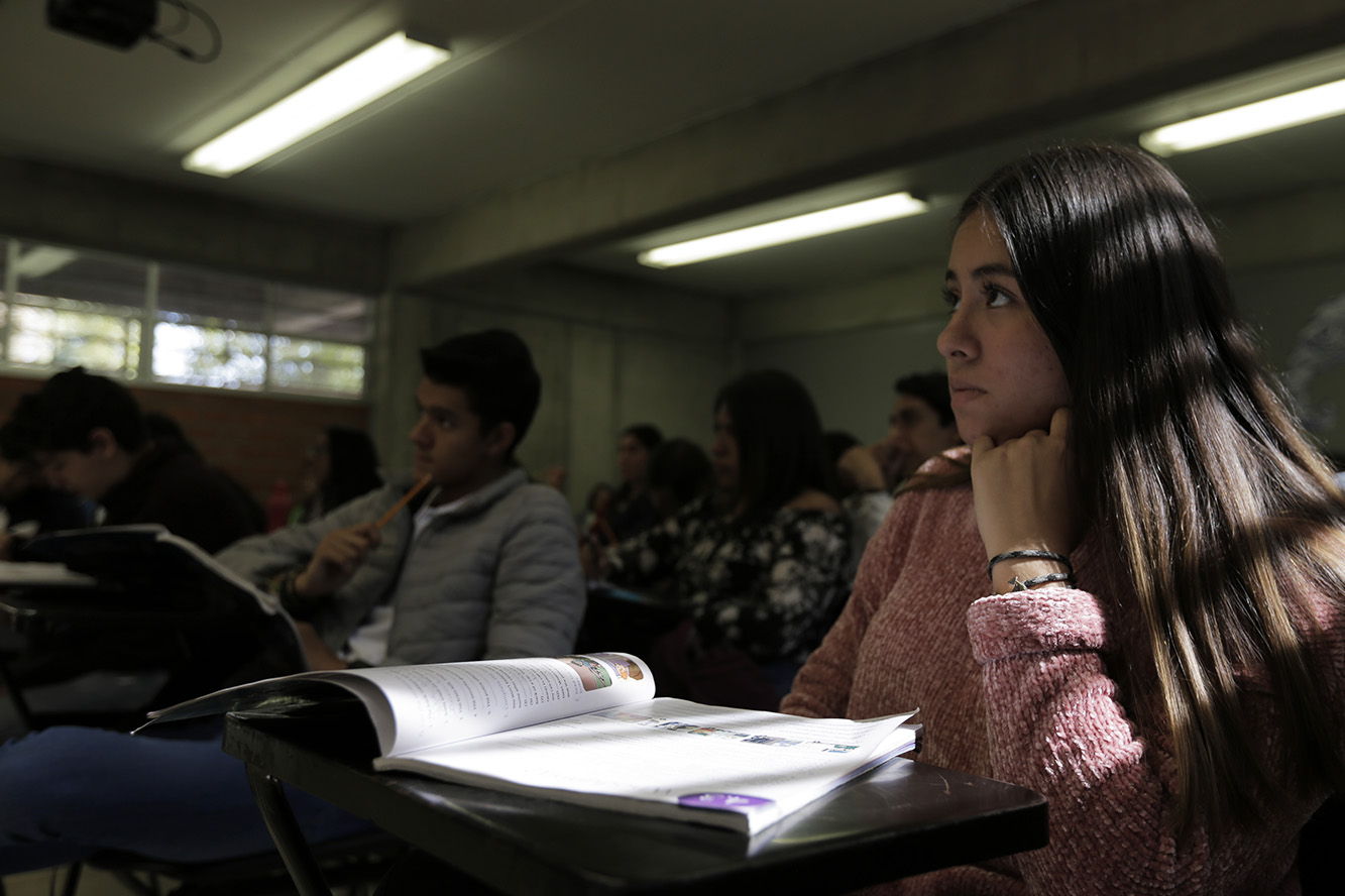 Alumnos en aula