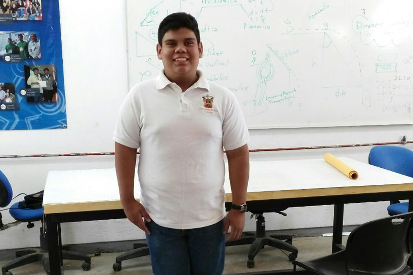 Alumno creador del proyecto “Térmico: determinación y usos”
