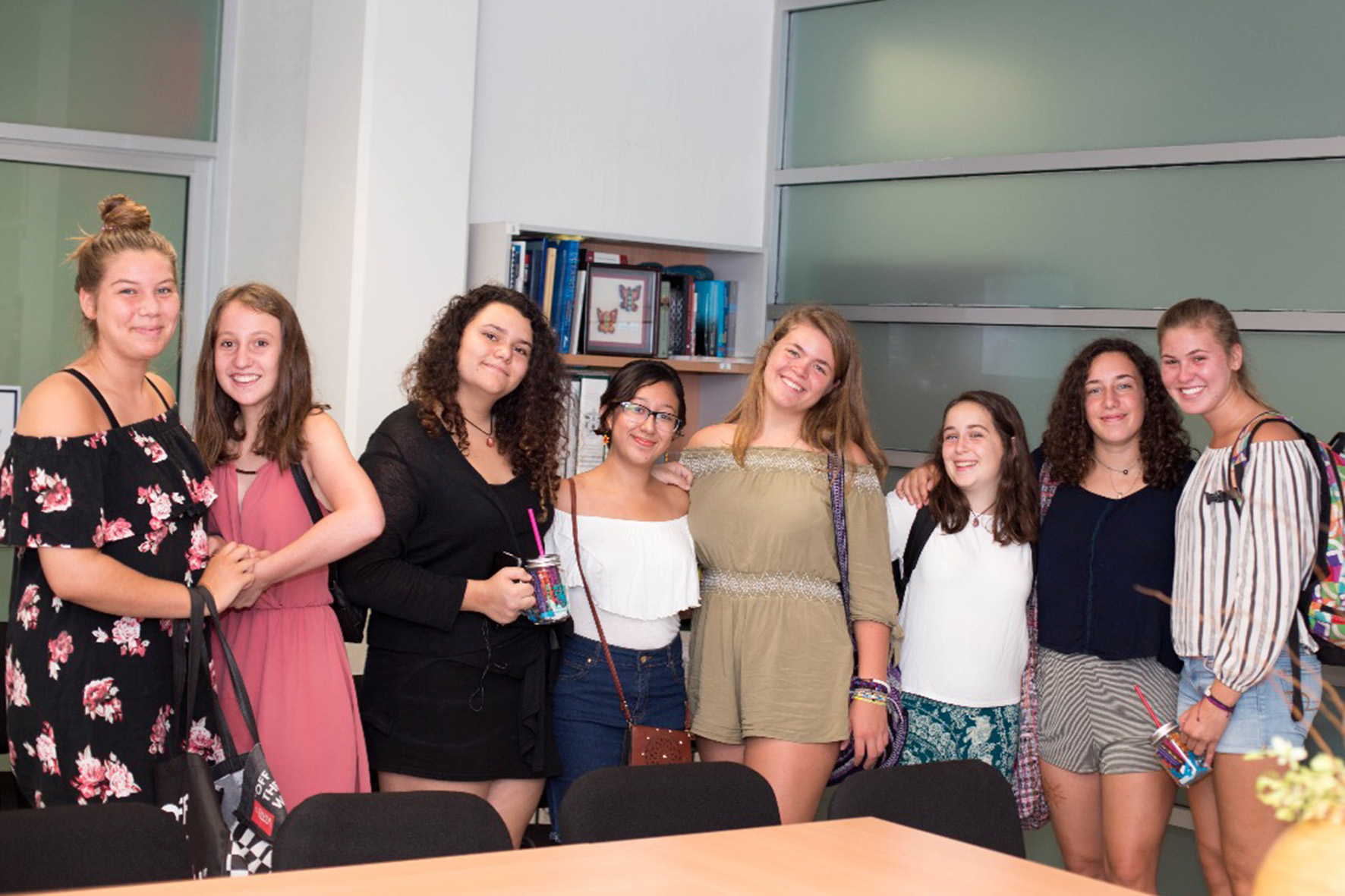 Grupo de alumnas de intercambio