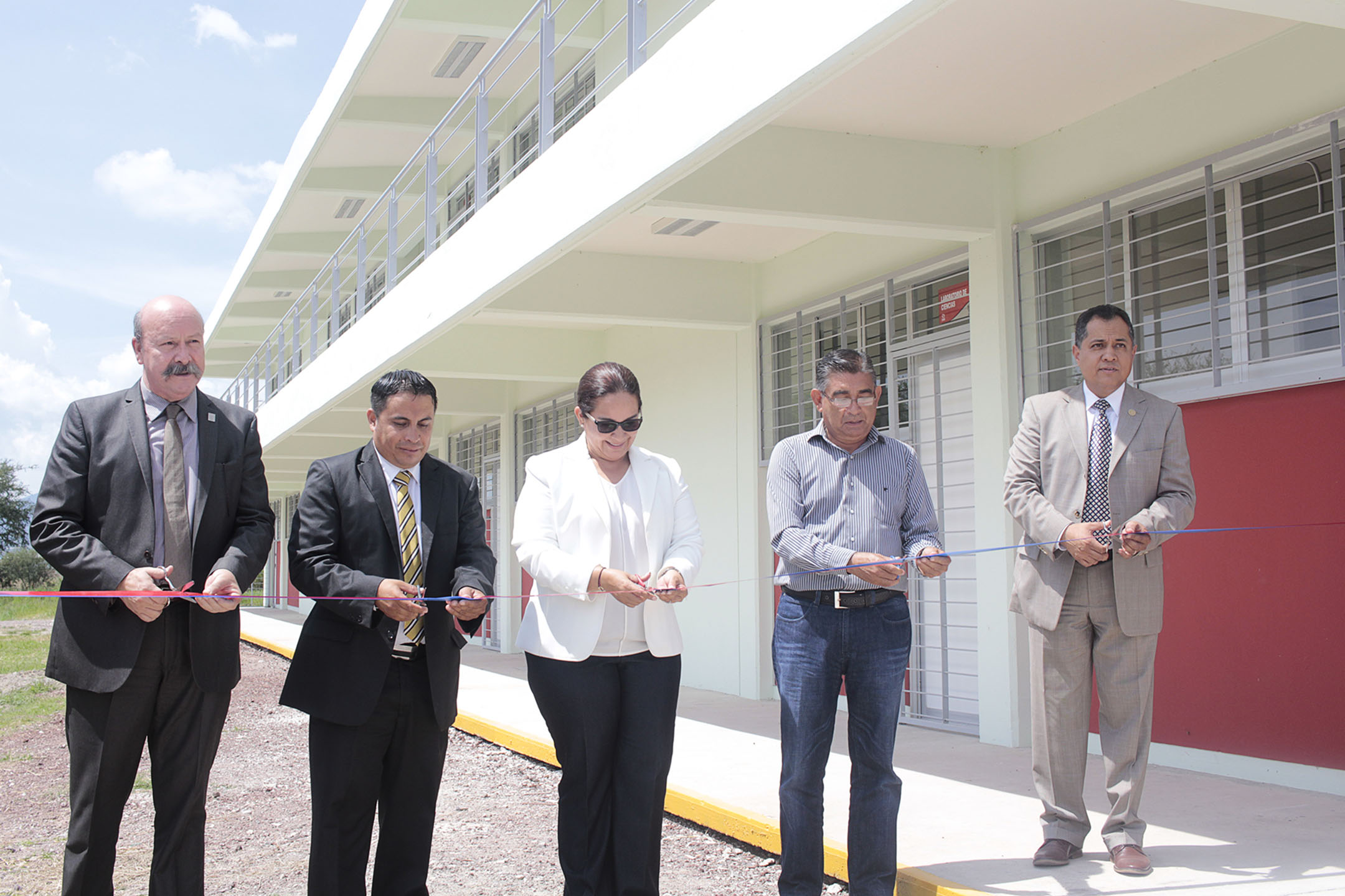 Inauguran un edificio en el Módulo Buenavista de la Preparatoria de San Martín Hidalgo