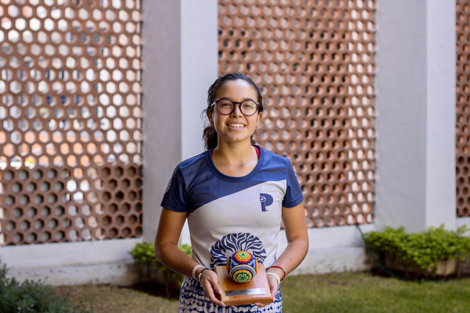 Sarah Elizabeth Partida García estudiante de cuarto semestre en la Preparatoria cinco