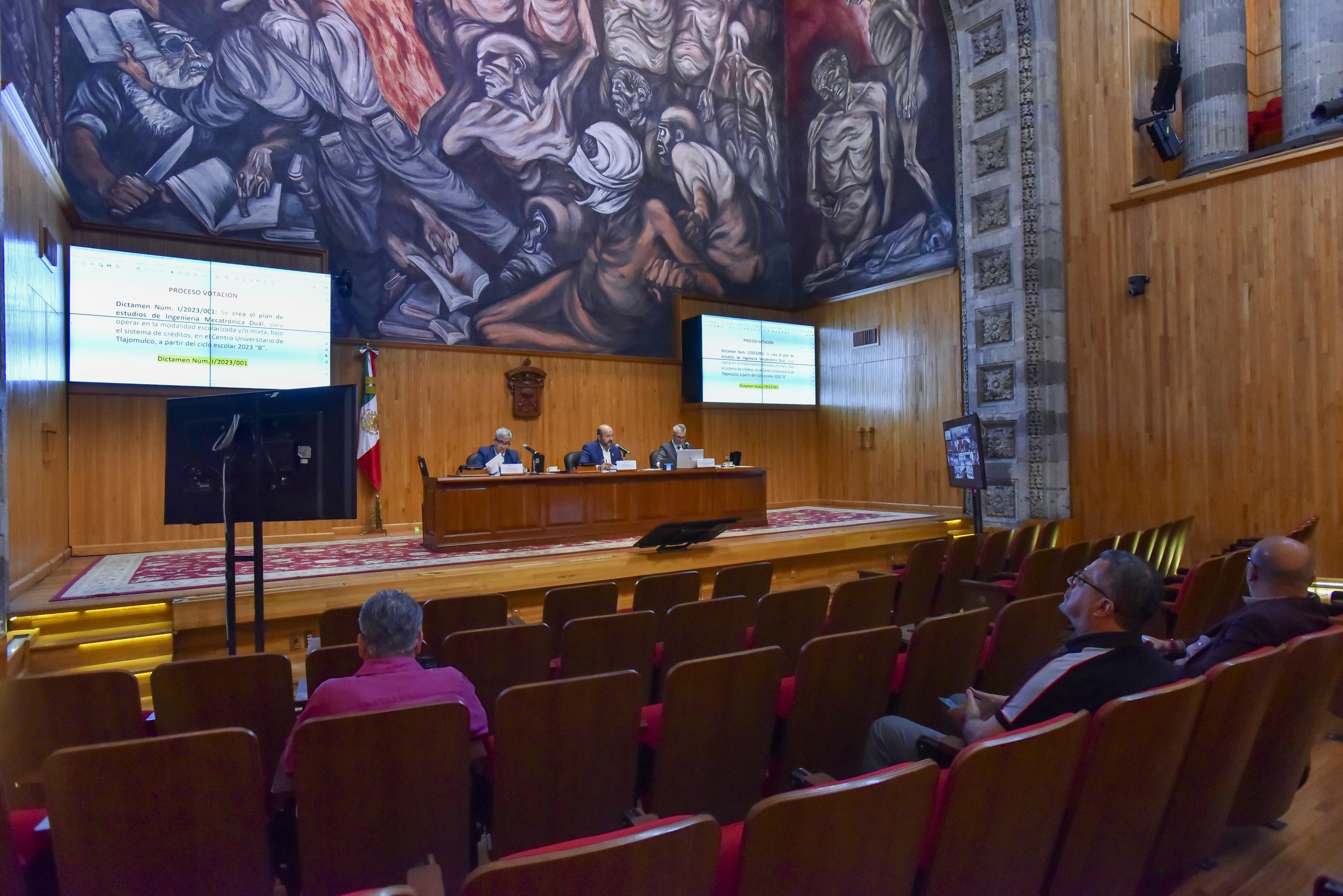 Consejeros en sesión virtual de C G U