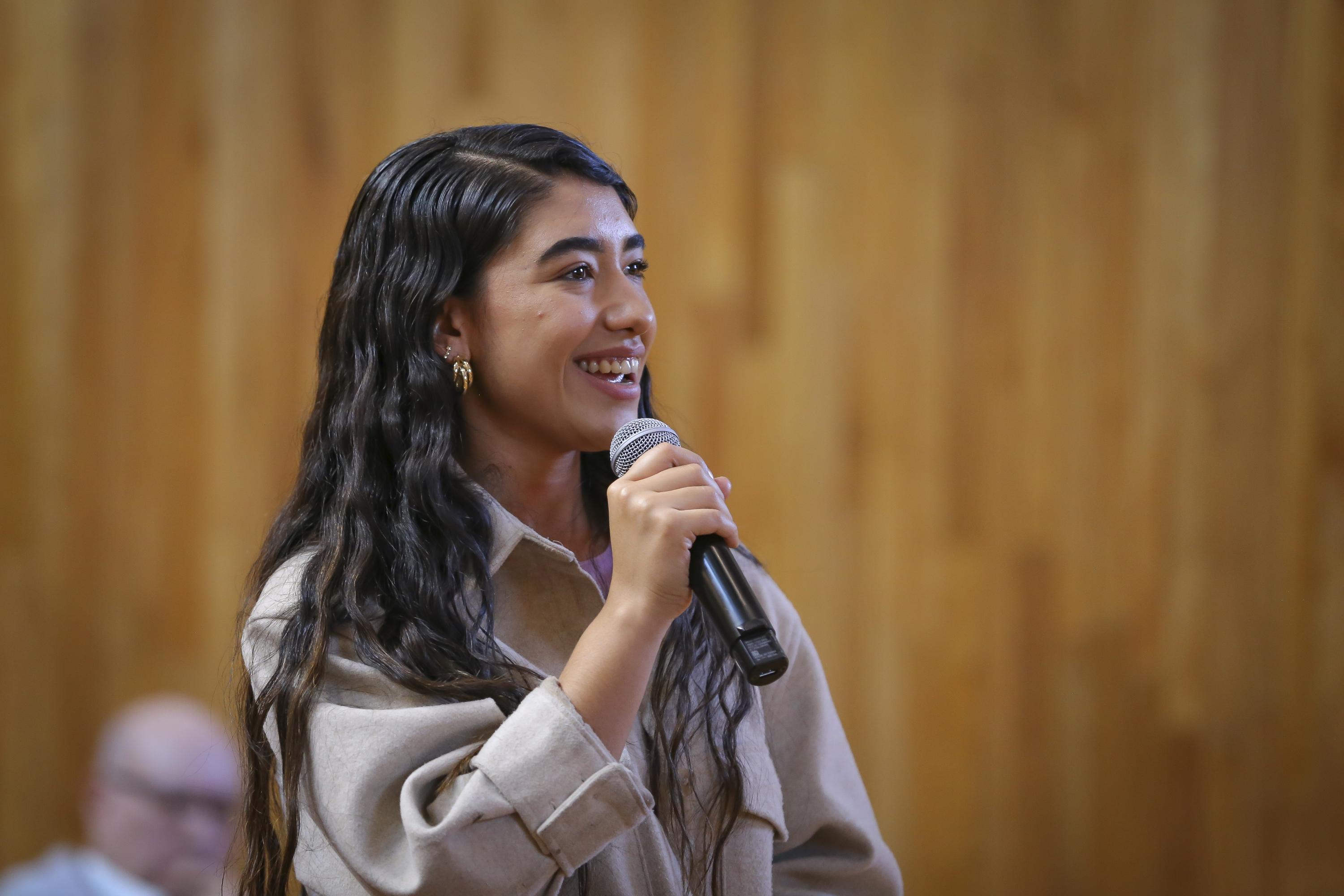 Licenciada Zoé Elizabeth García Romero presidenta de la Federación de Estudiantil Universitaria