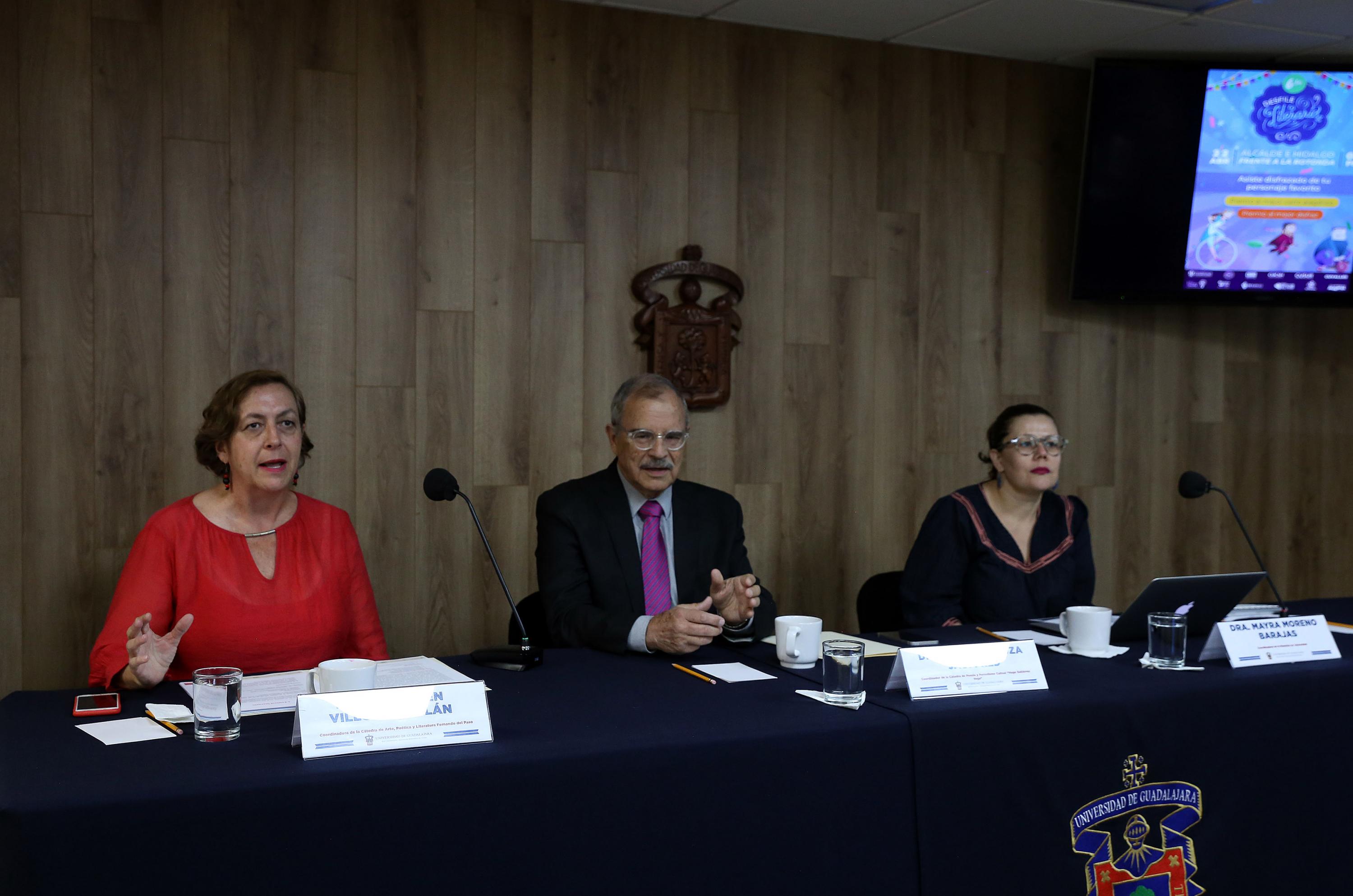Autoridades del evento en rueda de prensa