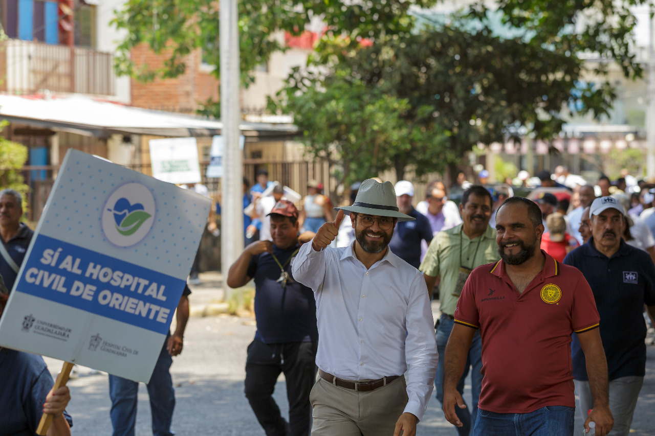 Participantes en contingente caminata por la autonomía Caminata por la Autonomía, la Educación y la Salud
