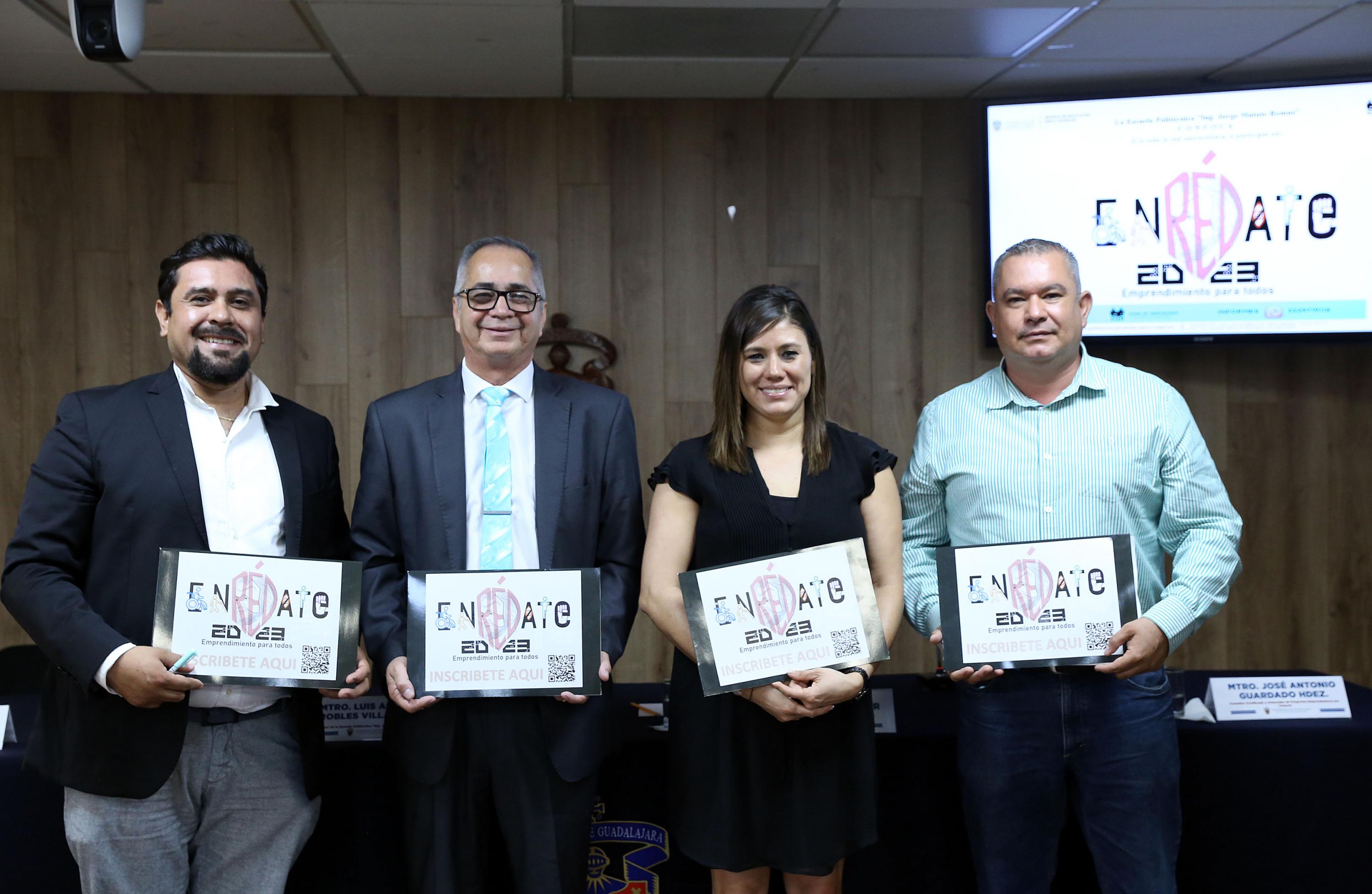 Autoridades del evento en rueda de prensa