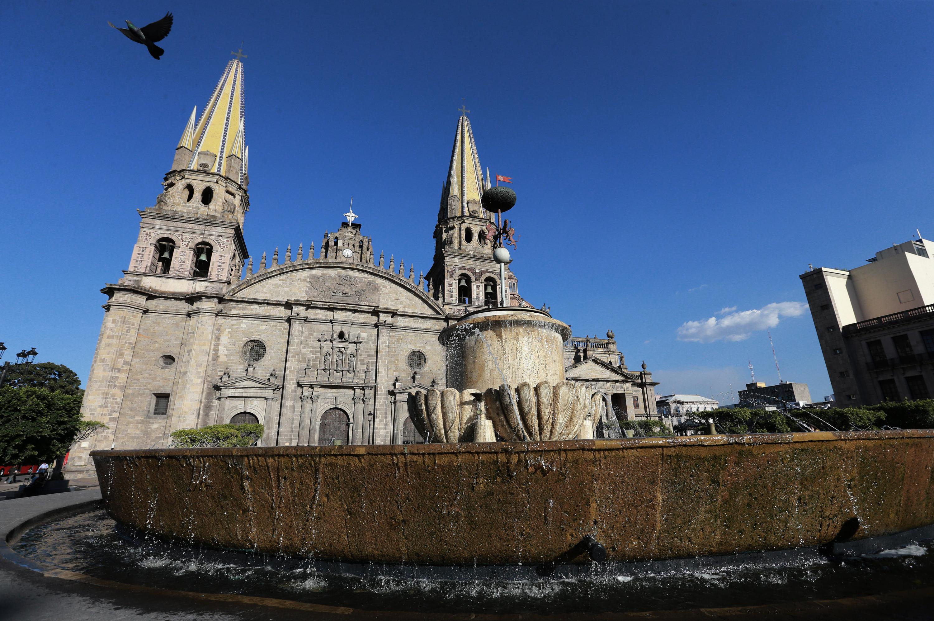 Fachada de la Catedral Metropolitana de Guadalajara