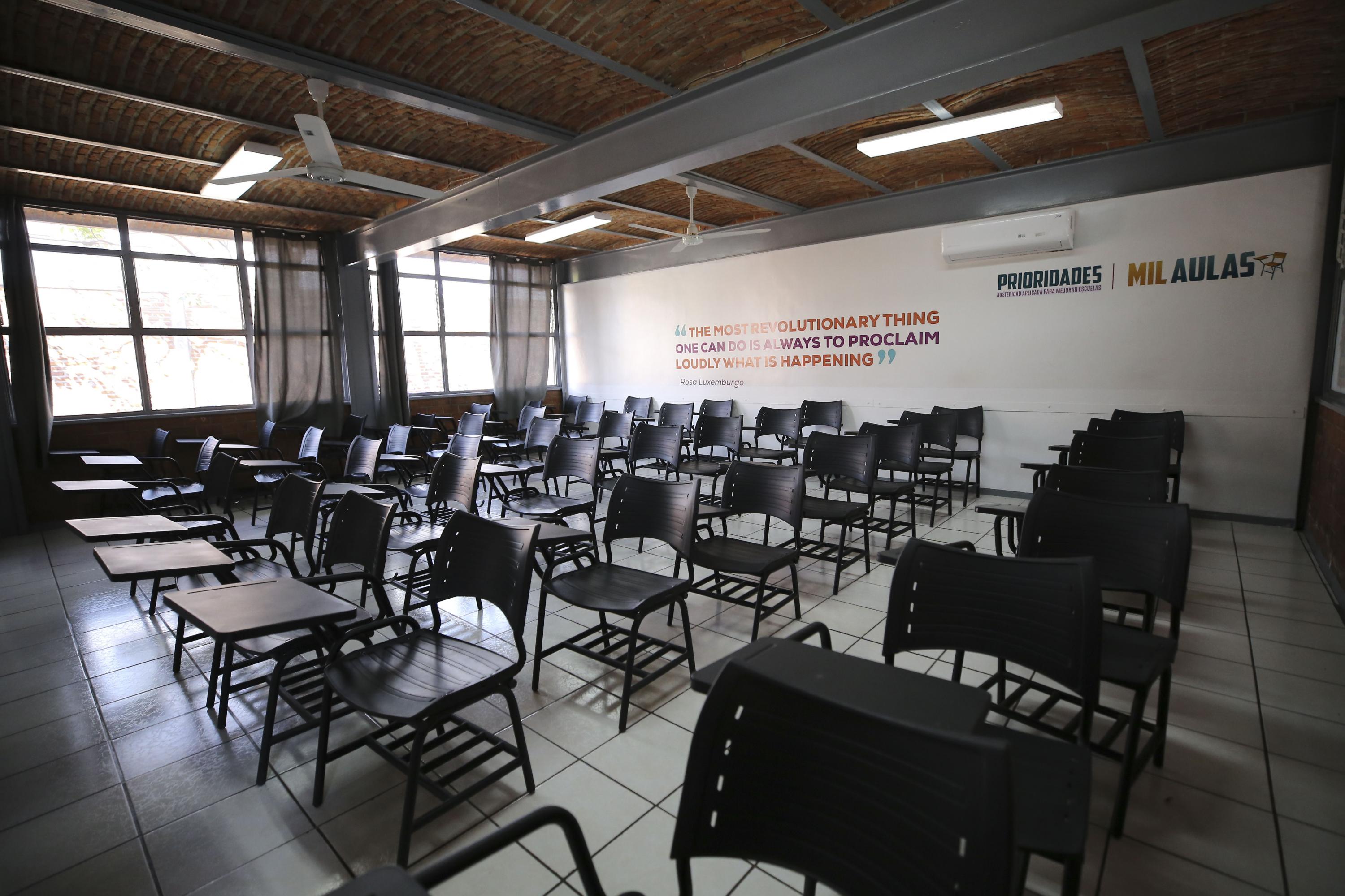 Moviliario nuevo en aula