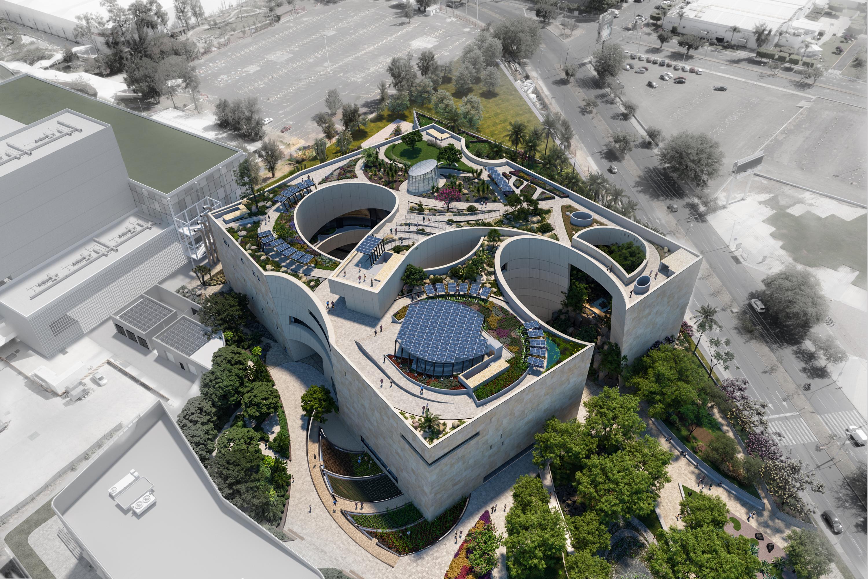 Jardín del Museo de Ciencias Ambientales