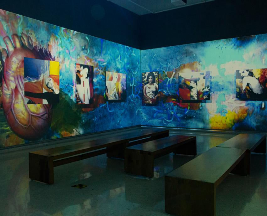 Obras en exposición el Museo de las Artes de la Universidad de Guadalajara