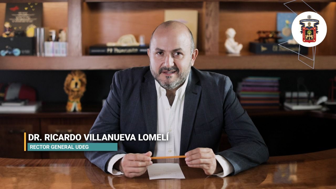 Doctor Ricardo Villanueva Lomelí rector general de la u d g