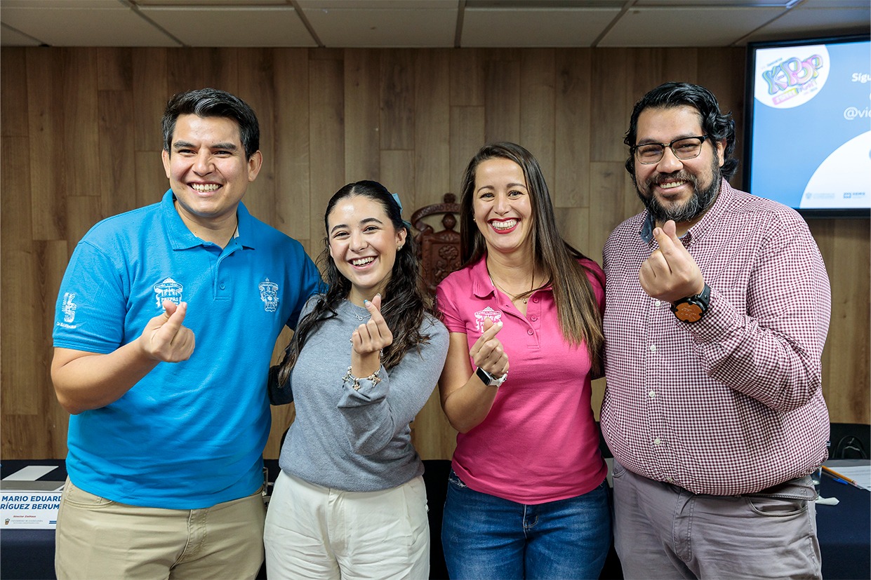 Autoridad del evento en rueda de prensa