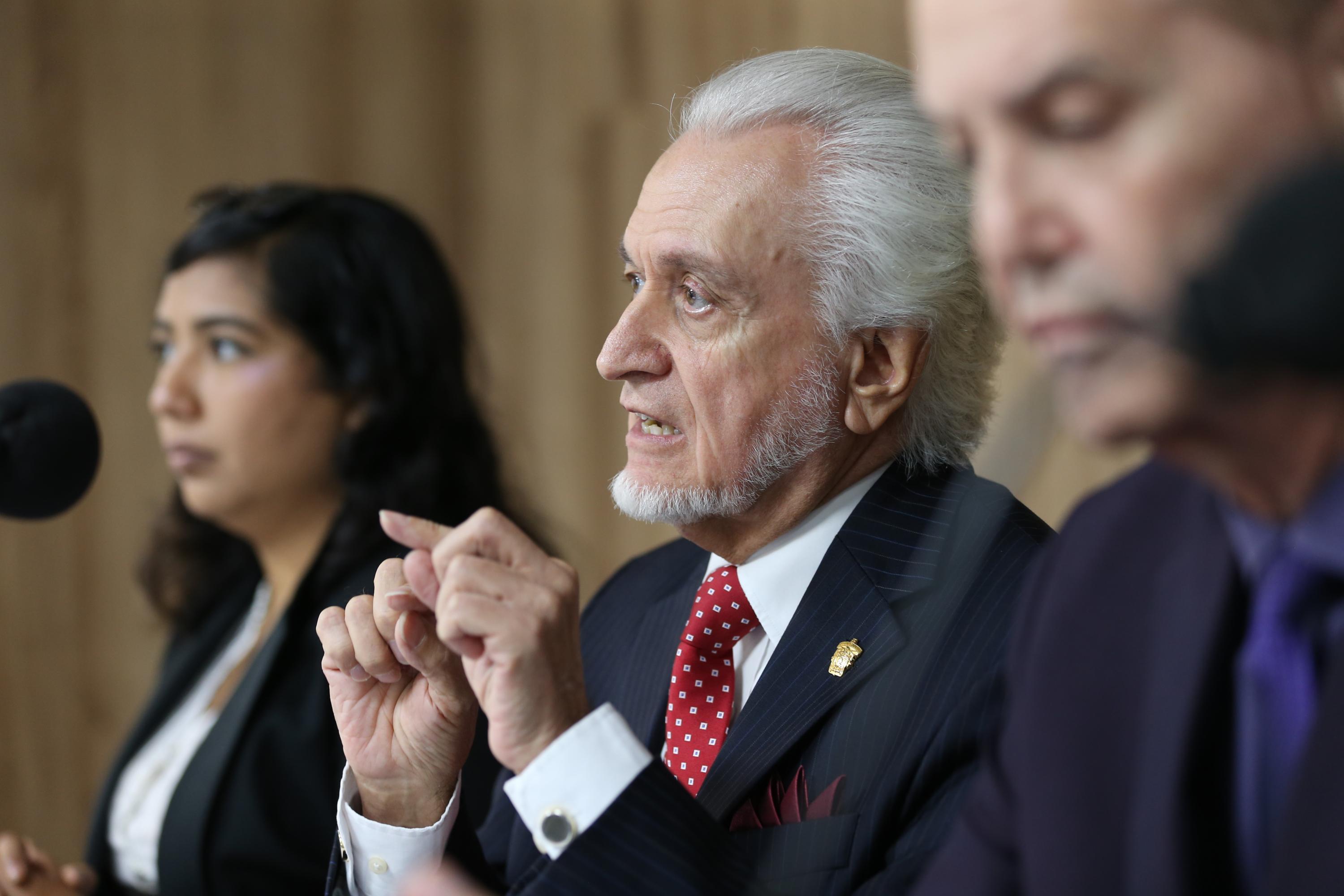 Autoridades del evento en rueda de prensa