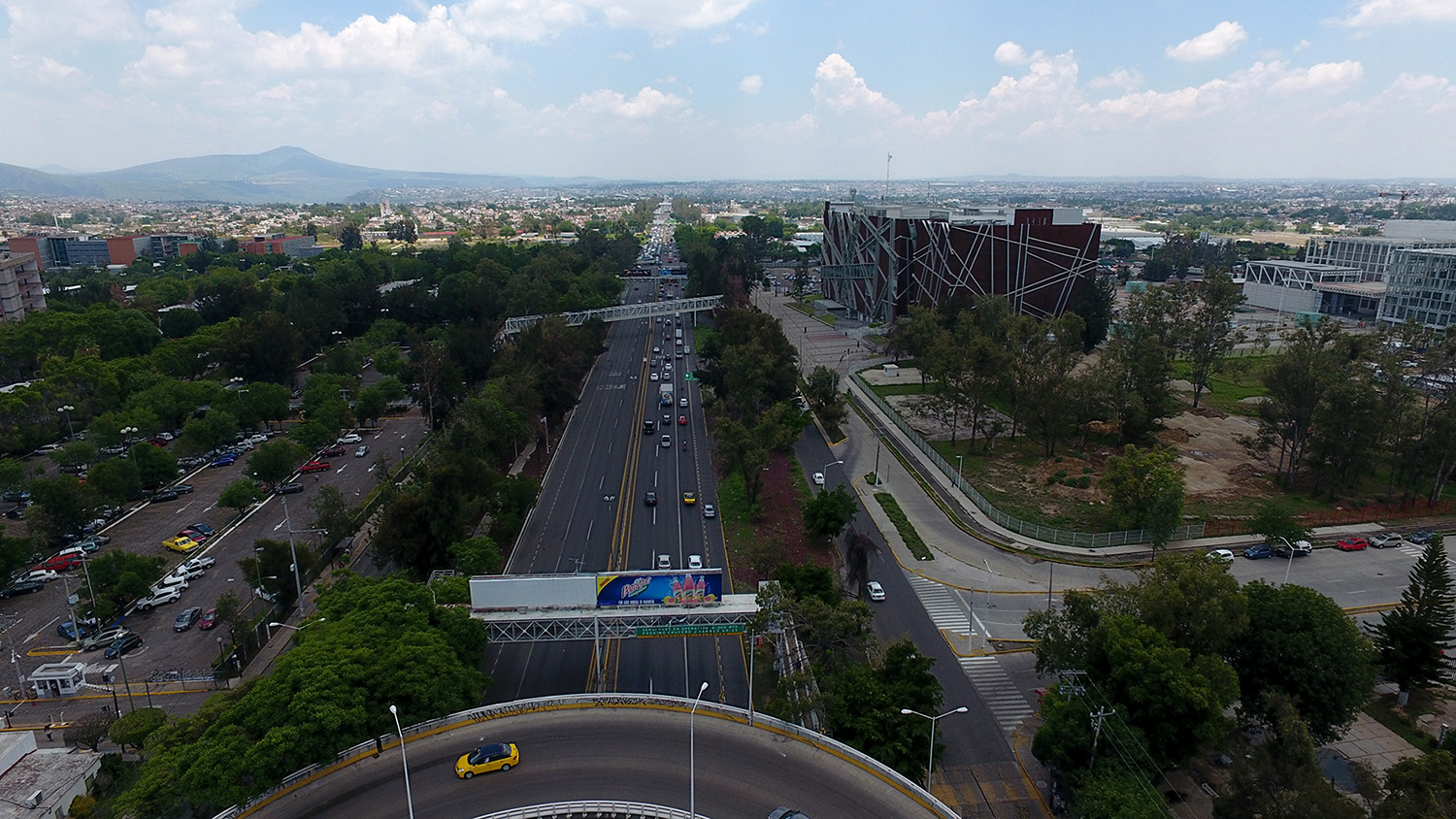 Vista aérea de calles